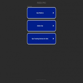 Скриншот главной страницы сайта ridex.pro