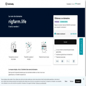 Скриншот главной страницы сайта rigfarm.life