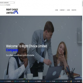Скриншот главной страницы сайта rightchoiceltd.org