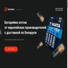 Скриншот главной страницы сайта rigonda.com