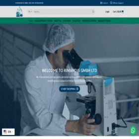 Скриншот главной страницы сайта rimandisgmbh.com