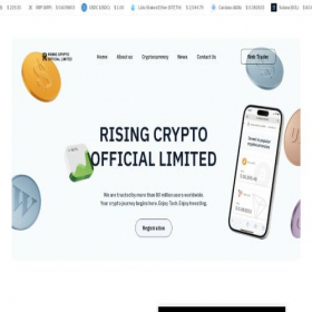 Скриншот главной страницы сайта risingcrypto.ltd