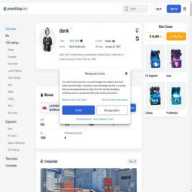 Скриншот главной страницы сайта rivalstash.org