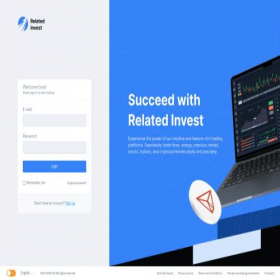 Скриншот главной страницы сайта rlted-invest.com
