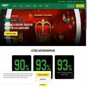 Скриншот главной страницы сайта ro.unibet.com