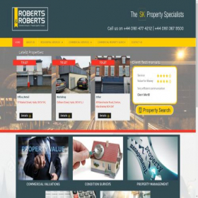 Скриншот главной страницы сайта robertsandroberts.co.uk