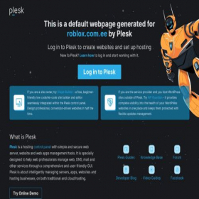 Скриншот главной страницы сайта roblox.com.ee