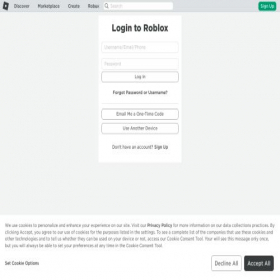 Скриншот главной страницы сайта robloxi.com.cm