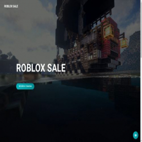 Скриншот главной страницы сайта robloxsale.trademc.org