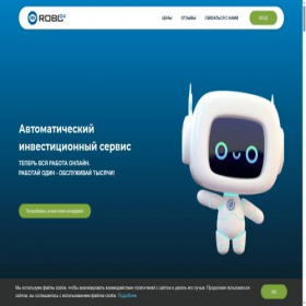 Скриншот главной страницы сайта robo24.ru