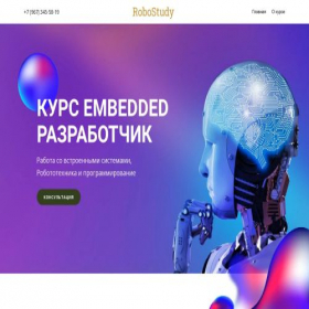 Скриншот главной страницы сайта robot-study.ru