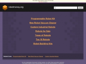 Скриншот главной страницы сайта robotmoney.org