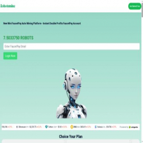 Скриншот главной страницы сайта robotsmine.club