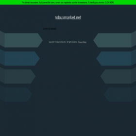 Скриншот главной страницы сайта robuxmarket.net