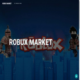Скриншот главной страницы сайта robuxmarket.trademc.org
