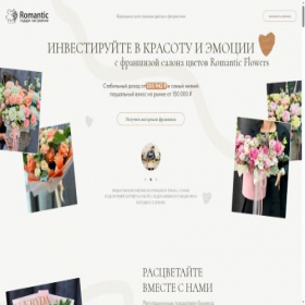 Скриншот главной страницы сайта romantic-fr.ru