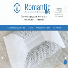 Скриншот главной страницы сайта romanticlife.ru