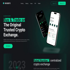 Скриншот главной страницы сайта rosebtc.com