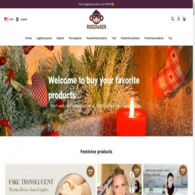 Скриншот главной страницы сайта roseowder.com