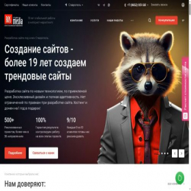 Скриншот главной страницы сайта rosmediy.ru