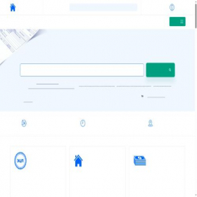 Скриншот главной страницы сайта rosrestor.com