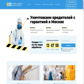 Скриншот главной страницы сайта ross-ses.ru