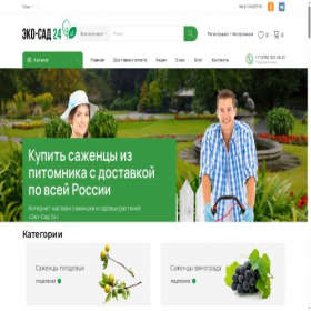 Скриншот главной страницы сайта rostov-na-donu.eco-sad24.ru
