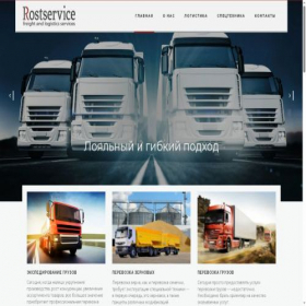 Скриншот главной страницы сайта rostservice.kiev.ua