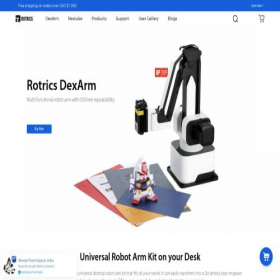 Скриншот главной страницы сайта rotrics.com