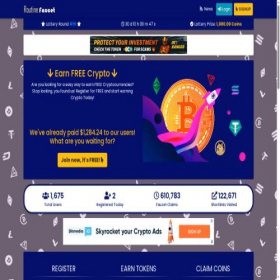 Скриншот главной страницы сайта routinefaucet.net