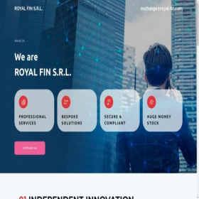 Скриншот главной страницы сайта royal-fin.com