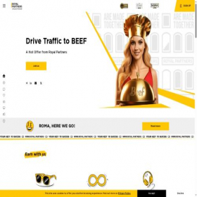 Скриншот главной страницы сайта royal.partners