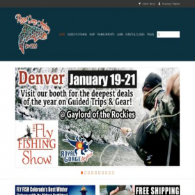 Скриншот главной страницы сайта royalgorgeanglers.com