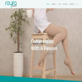 Скриншот главной страницы сайта royfa.com