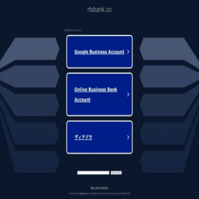 Скриншот главной страницы сайта rtxbank.co