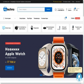 Скриншот главной страницы сайта ru-techno.com