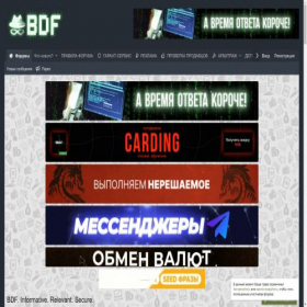 Скриншот главной страницы сайта ru.bdf.vc