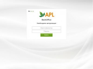 Скриншот главной страницы сайта ru.office.aplgo.com