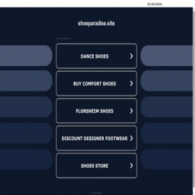 Скриншот главной страницы сайта ru.shoeparadise.site