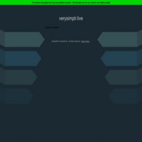Скриншот главной страницы сайта ru.verysimplr.live