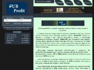 Скриншот главной страницы сайта rubprofit.fun