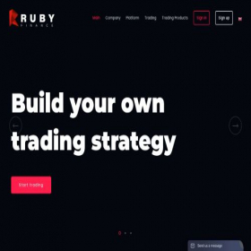 Скриншот главной страницы сайта rubyfinance.ltd