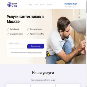 Скриншот главной страницы сайта rukastyj-specmsk.ru