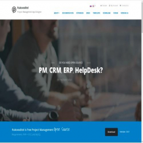 Скриншот главной страницы сайта rukovoditel.net