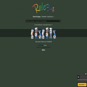 Скриншот главной страницы сайта rule34.us