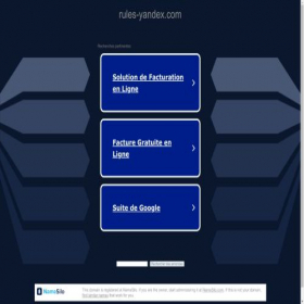 Скриншот главной страницы сайта rules-yandex.com