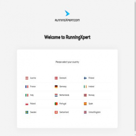 Скриншот главной страницы сайта runningxpert.com