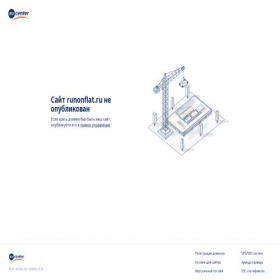 Скриншот главной страницы сайта runonflat.ru