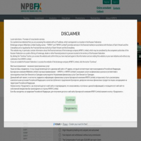 Скриншот главной страницы сайта runpb.fxofficial.org