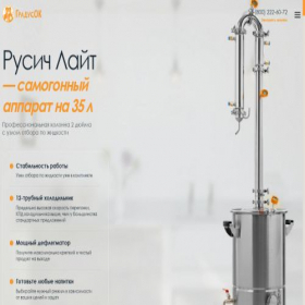 Скриншот главной страницы сайта rus-lite.ru